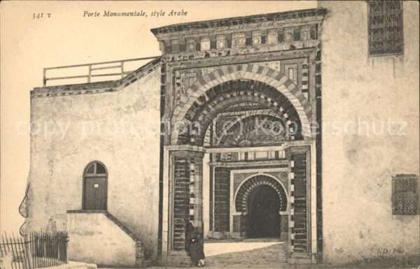 Algerien Porte Monumentale style Arabe