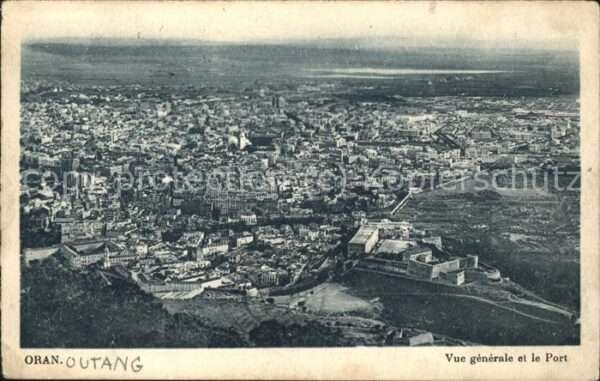 Oran Algerie Vue generale et le Port