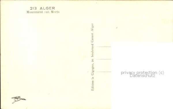 Alger Algerien Monument aux Morts – Bild 2