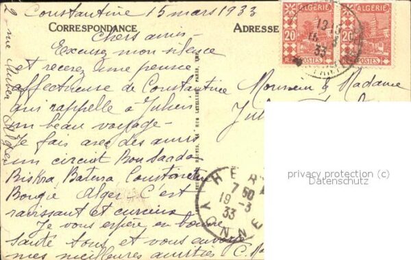 Constantine Algerien Rue de l'Echelle – Bild 2
