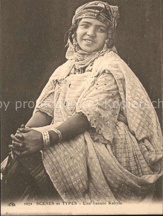 Araber Scenes et Types Une beaute Kabyle