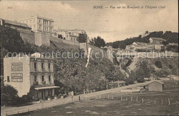 Bone Vue sur les Remparts et Hopital Civil