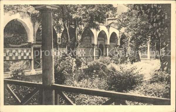 Constantine Algerien Jardin dans l'ancien Palais du bey Fete