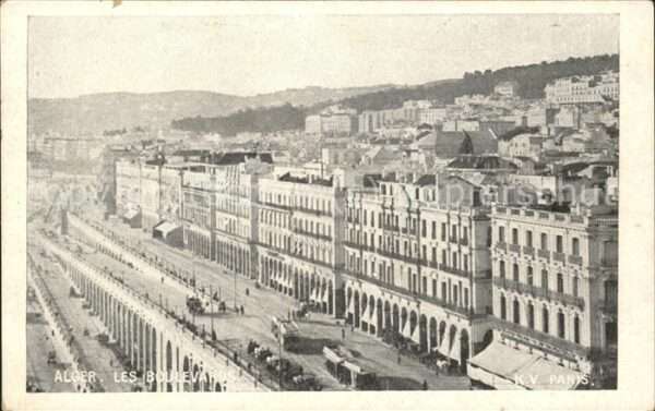 Alger Algerien Boulevard de la Republique et les Rampe