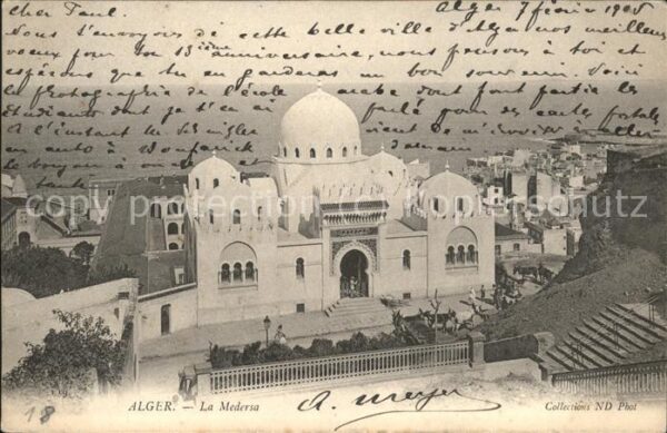 Alger Algerien La Medersa