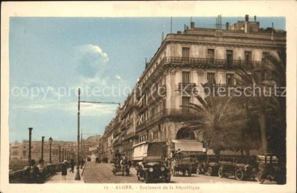 Alger Algerien Boulevard de la Republique