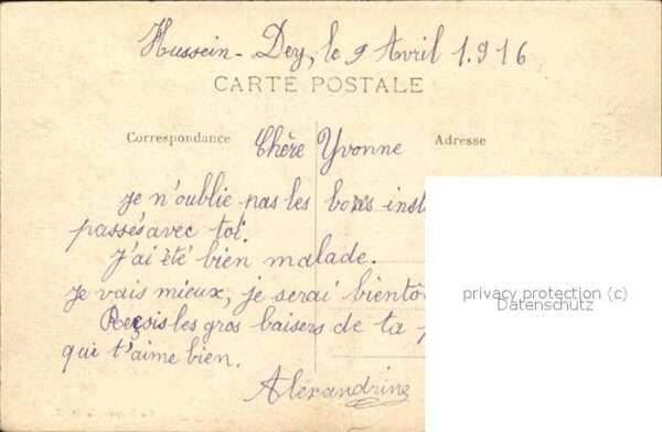 Alger Algerien Vue generale Port – Bild 2