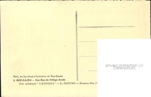 Bou Saada Une rue du Village Arabe Esel – Bild 2