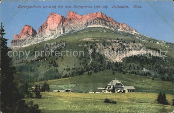 Dolomiten Karerpasshotel Rosengarten