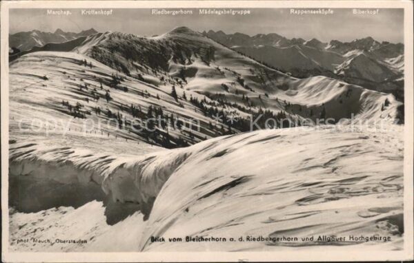 Foto Mauch Oberstaufen Nr. 4203/99191 Riedbergerhorn Allgäuer Hoch