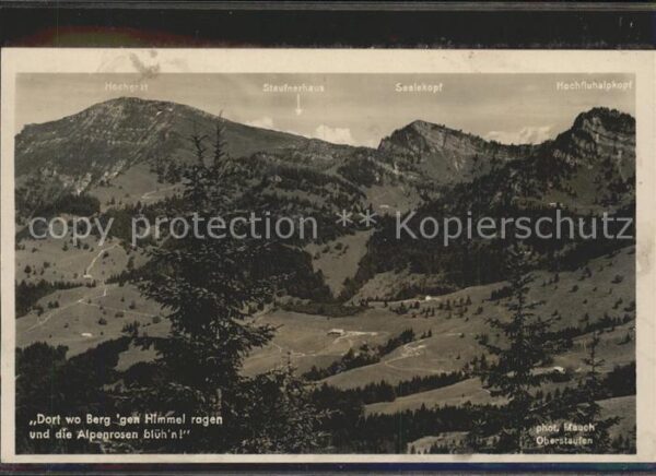 Foto Mauch Oberstaufen Nr. 6281/79155 Hochgrat Seelekopf