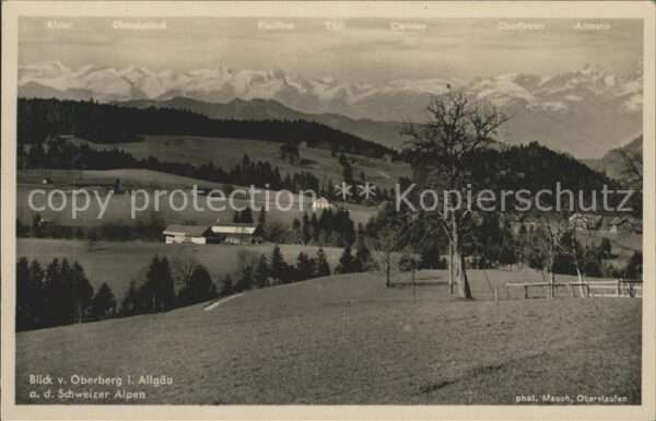Foto Mauch Oberstaufen Nr. 5395/55462 Schweizer Alpen