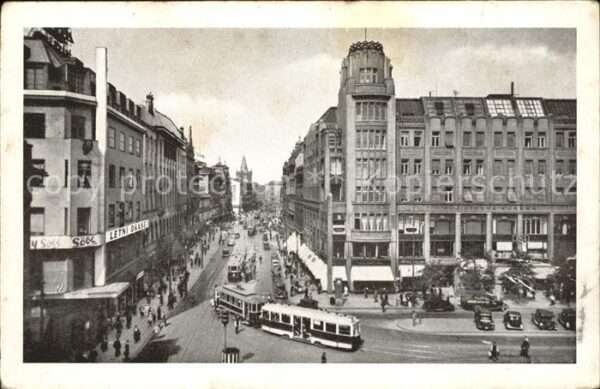 Strassenbahn Praha Prikopy Prag Graben