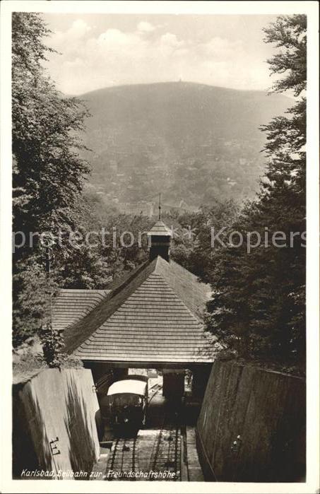 Drahtseilbahn Karlsbad Freundschaftshöhe