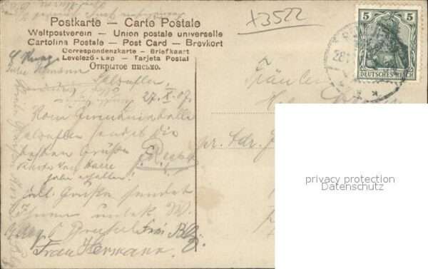Verlag LL Nr. 266/5 An der Weser Frau Mandoline Poesi – Bild 2