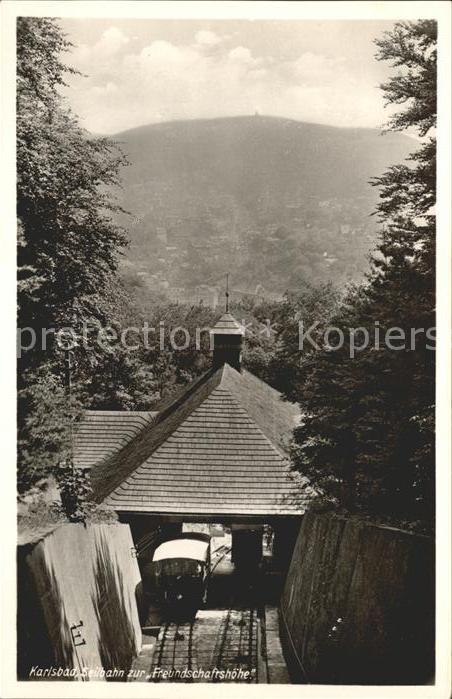 Zahnradbahn Karlsbad Freunschaftshöhe