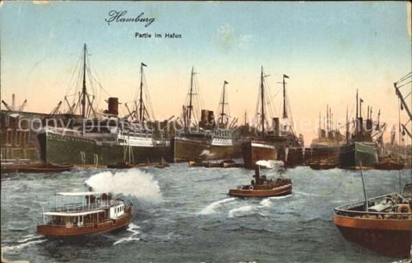 Segelschiffe Hafen Hamburg Dampfer