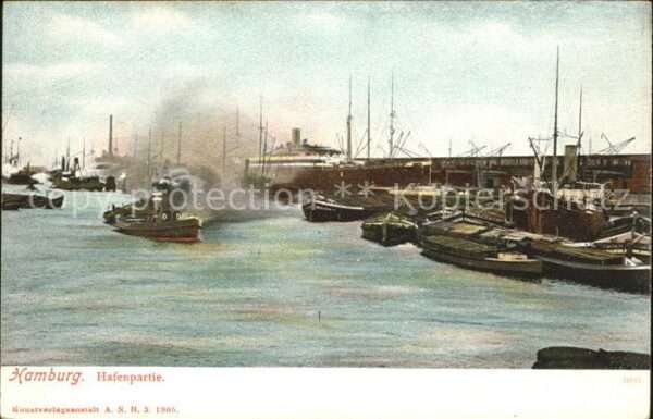 Boote Dampfer Hamburg Hafen