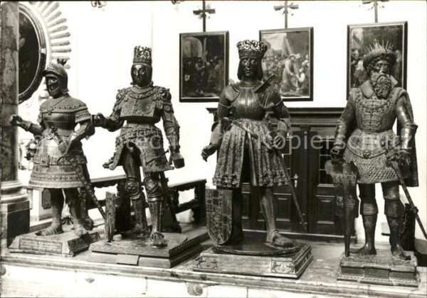 Rittertum Mittelalter Bronzefiguren Hofkirche Innsbruck