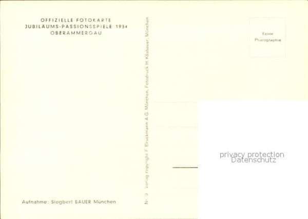 Passionsspiele Oberammergau Maria Rutz Anni Autogramm – Bild 2
