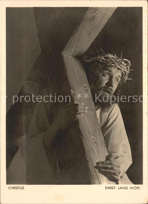 Passionsspiele Oberammergau Christus Lang Alois