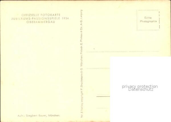 Passionsspiele Oberammergau Christus Lang Alois – Bild 2