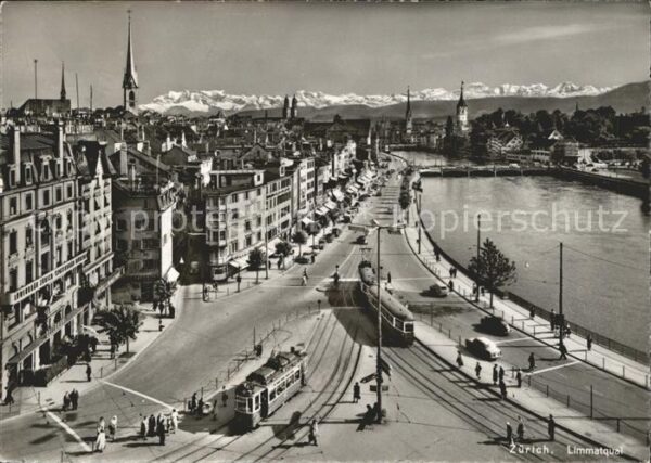 Strassenbahn Zürich Limmatquai