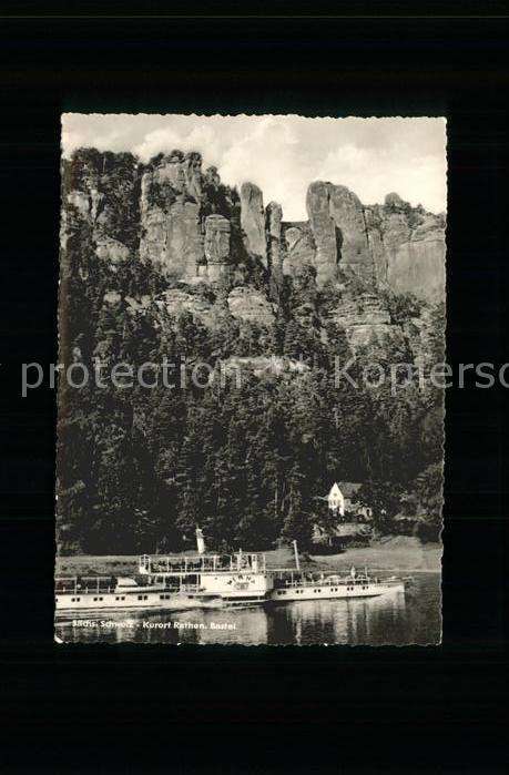 Dampfer Seitenrad Pirna Sächsische Schweiz Rathen Bastei
