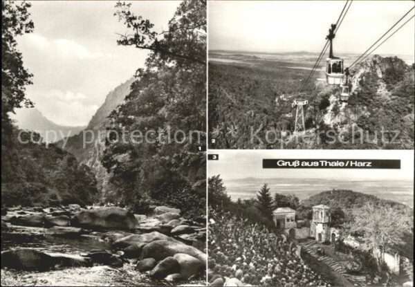 Seilbahn Thale/Harz Bodetal Harzer Bergtheater