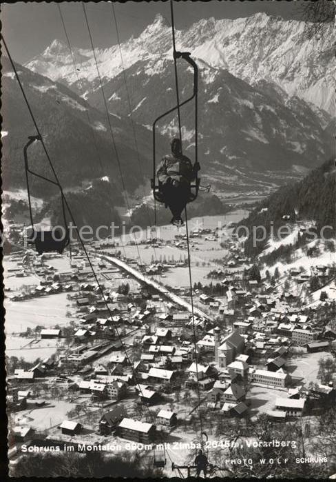 Sessellift Schruns Montafon Zimba Voralberg