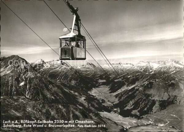 Seilbahn Rüfikopf Lech am Arlberg Omeshorn