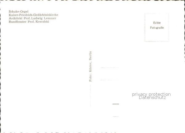 Kirchenorgel Schuke-Orgel Kaiser-Friedrich-Gedächtni – Bild 2