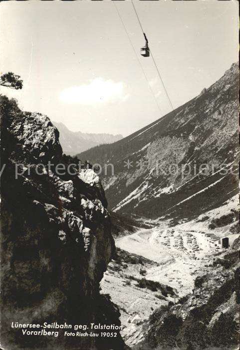 Foto Risch-Lau Nr. 19052 Seilbahn Lünersee Voralberg