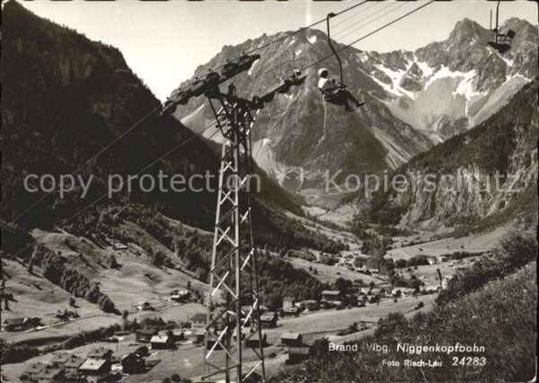 Foto Risch-Lau Nr. 24283 Sessellift Niggenkopfbahn