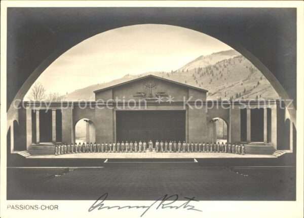 Passionsspiele Oberammergau Passions-Chor Autogramm