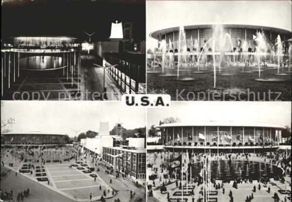 Exposition Universelle Bruxelles 1958 Pavillon von USA