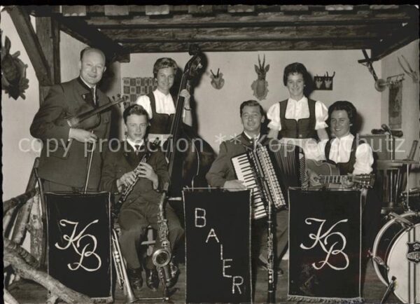 Musikanten Jodler-Gruppe Baier Akkordeon Flöte Git
