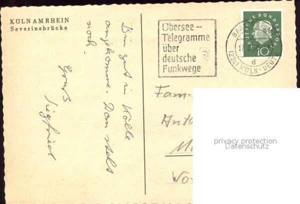 Strassenbahn Köln am Rhein Severinsbrücke – Bild 2