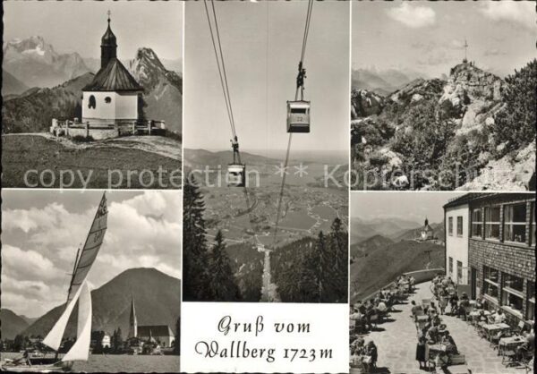 Seilbahn Wallberg Rottach-Egern Segelboot