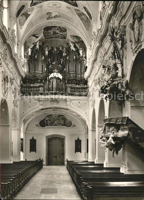 Kirchenorgel Ochsenhausen Oberschwaben