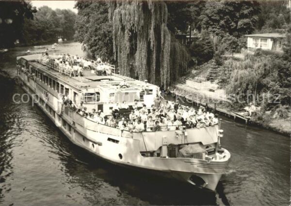 Schiffe Ships Navires Weiße Flotte Berlin Müggelspree
