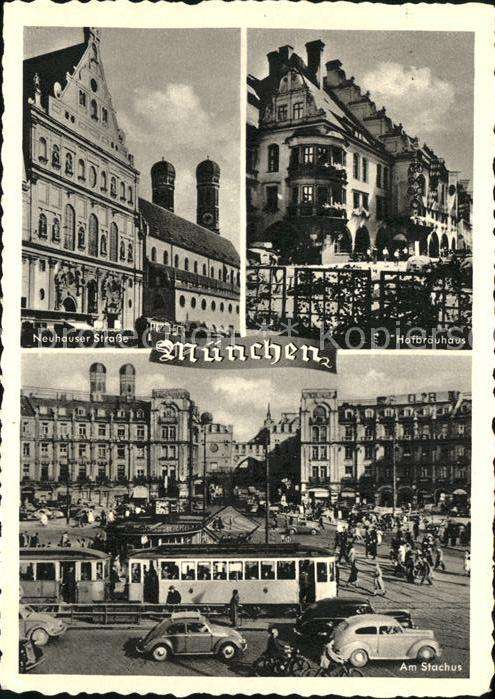 Strassenbahn Am Stachus Neuhauser Straße Hofbräuhaus