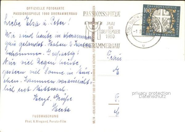 Passionsspiele Oberammergau Fusswaschung – Bild 2