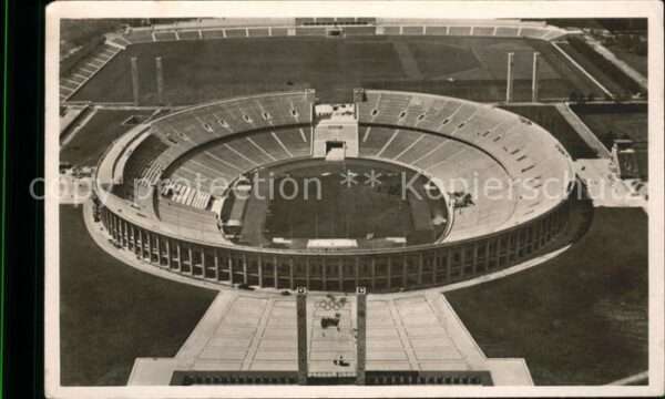 Stadion Reichssportfeld Berlin Fliegeraufnahme