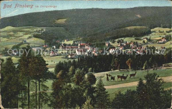 Bad Flinsberg Swieradow Zdroj im Isergebirge Panorama