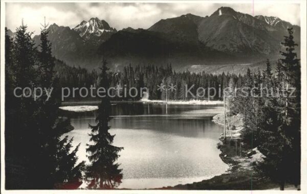 Vysoke Tatry Bergsee Hohe Tatra
