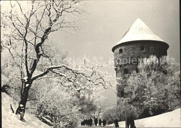 Tallinn Turm im Schnee