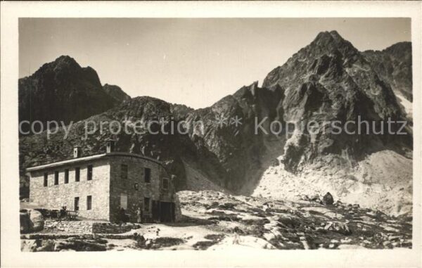 Vysoke Tatry Berghaus bei den Fünf Seen
