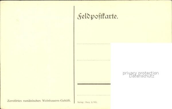 Rumaenien Zerstörtes Weinbauern-Gehöft Künstlerka – Bild 2