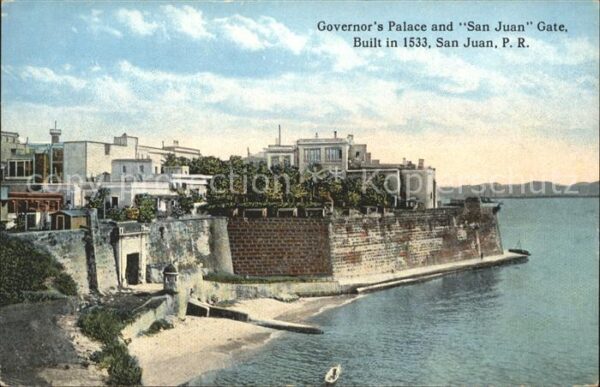 San Juan Puerto Rico Gate Governors Palace
